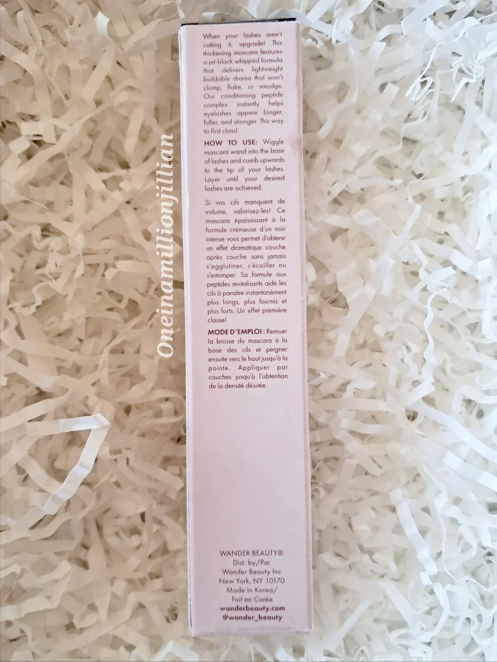 Wander Beauty Upgraded Lashes Thickening Mascara - Jet Black